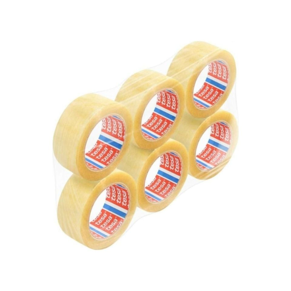 Tesa 4263 Doğal Kauçuk Koli Bandı Şeffaf 100m x 45 mm