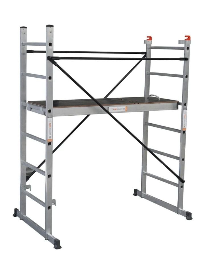 Elbe Çok Amaçlı Alüminyum Çalışma Platform 2.5 Metre İskele Merdiven