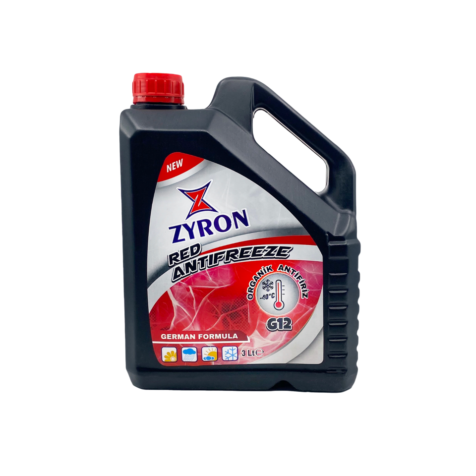 Antifiriz Kırmızı 3 Lt Zyron