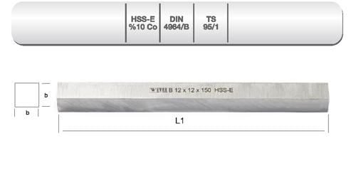 Evar Torna Kalemi - Kare Kesitli Hss