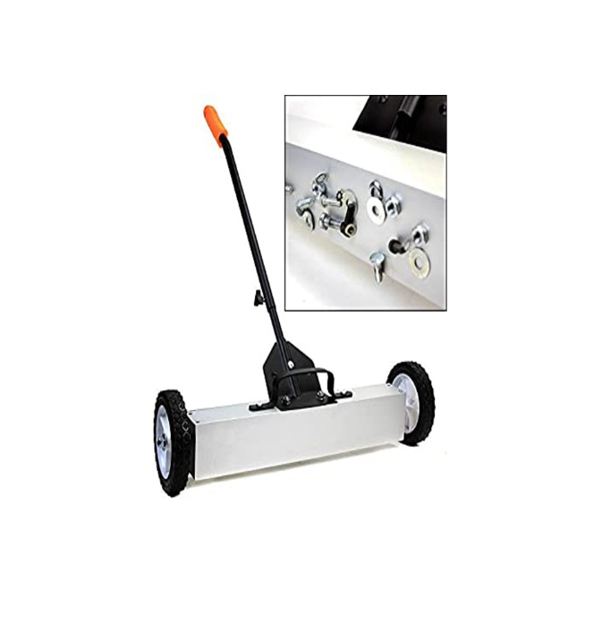 Manyetik Metal Toplayıcı Mıknatıslı Tekerlekli Süpürge