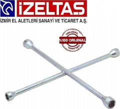 İzeltaş  4lü Bijon Anahtarı İstavroz 17-19-21-22 mm