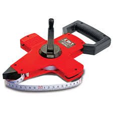 Arazi Tip Fiberglass Çelik Serit Metre 50 Mt Yaco