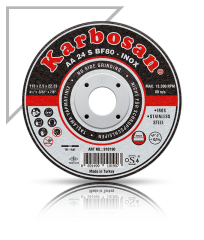 Metal Kesici Taş 115*1 inox Karbosan 300 Adet