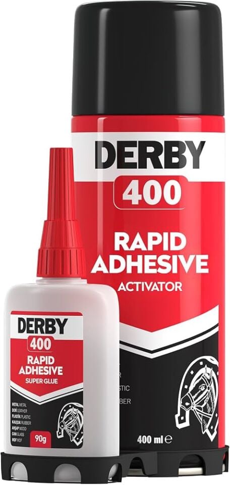 Derby 400ml MDF Hızlı Yapıştırıcı Seti