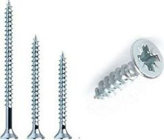Sunta Vidası 6 mm Serisi Ölçü Seçenekli 6*80 - 500 Adet