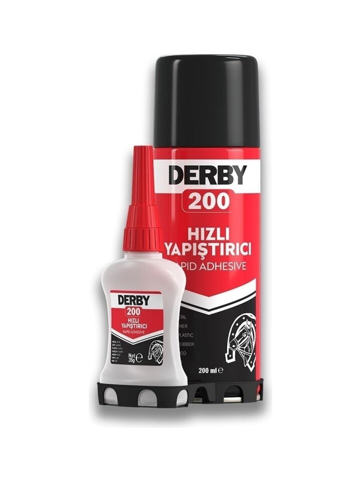Derby 200ml MDF Hızlı Yapıştırıcı Seti