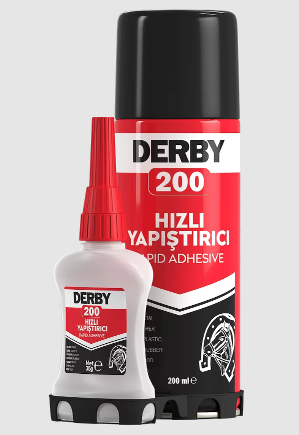 Derby 200ml MDF Hızlı Yapıştırıcı Seti