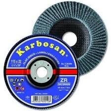Flap zımpara 115 mm 60 Kum Zr Karbosan