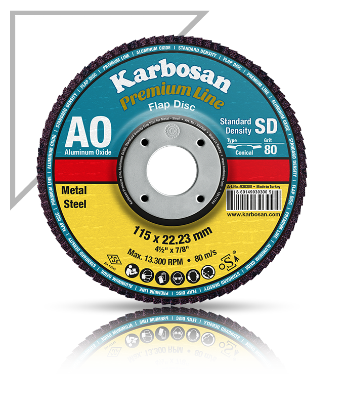 Flap zımpara 115 mm Nk 60 Kum Karbosan
