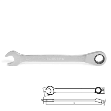 Ingco Cırcır  Kombine Anahtar 10 mm