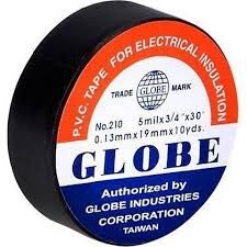 Globe Elektrik Bandı Siyah 10 Adet
