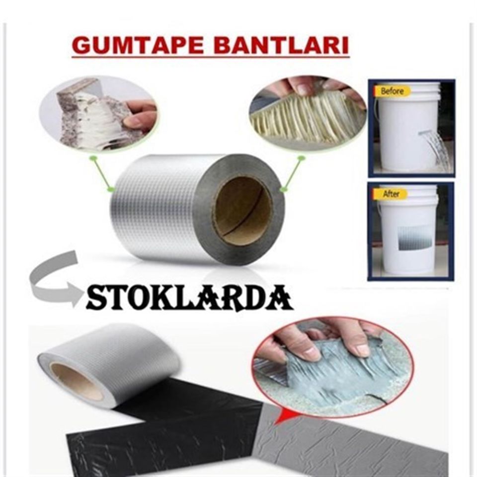 Tamir Bandı  Sakız Bant 48-72-96 mm Gumtape