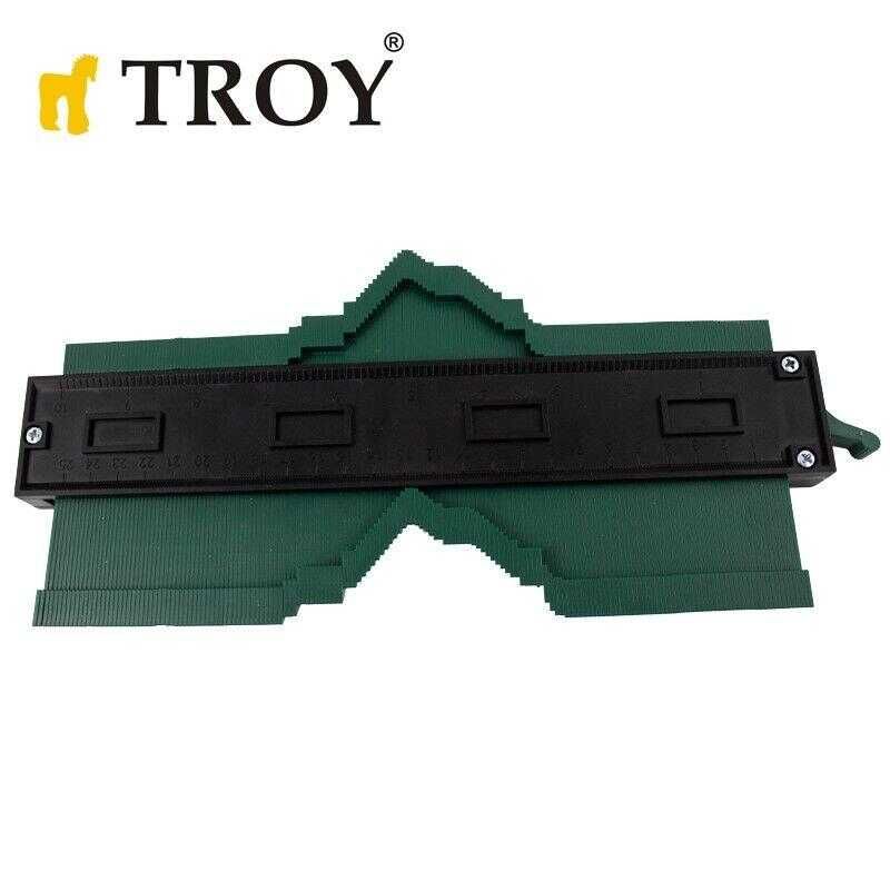 Troy 25902 Sabitleme Mandallı Kontur Mastarı 258mm