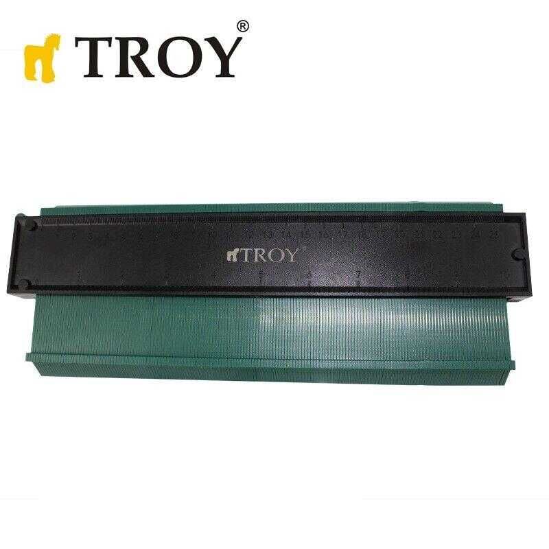 Troy 25902 Sabitleme Mandallı Kontur Mastarı 258mm