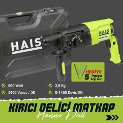 Kırıcı Delici Hais Hilti Matkap 2-8j 800 Watt