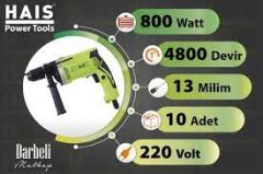 Hais Darbeli Matkap Jl1630 800 W