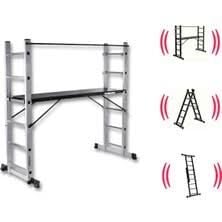 Elbe Çok Amaçli Alüminyum Çalisma Platform 2 Metre Iskele Merdiven