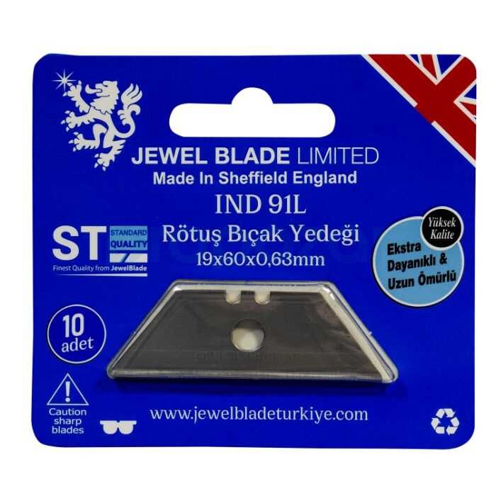 Jewel Blade KNI12 Maket Bıçağı Yedeği IND-91L 5 Adet