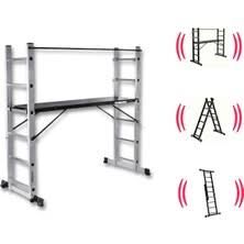 Elbe Çok Amaçli Alüminyum Çalisma Platform 2.5 Metre Iskele Merdiven
