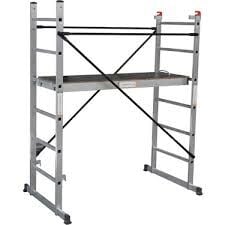 Elbe Çok Amaçli Alüminyum Çalisma Platform 2.5 Metre Iskele Merdiven