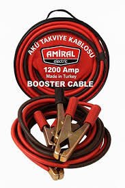 Çantalı Akü Takviye Kablosu 1200 Amper 2 Metre