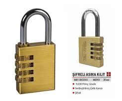 Sifreli Asma Kilit 28 mm 3 Sifreli Std
