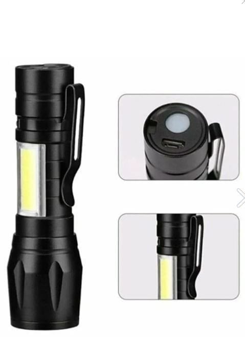 El Feneri Usb Şarjlı Kutulu Kamp Feneri