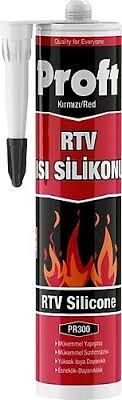 Proft Isi Silikonu Kirmizi 310 Ml (Pr300)