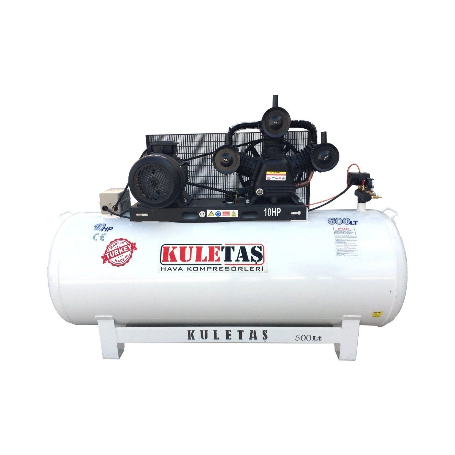 Kuletaş 500 Litre Bakır Sargılı Kompresör 12 Bar