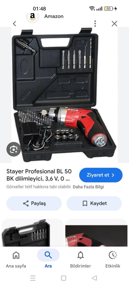 Stayer BL50BK  Akülü Vidalama