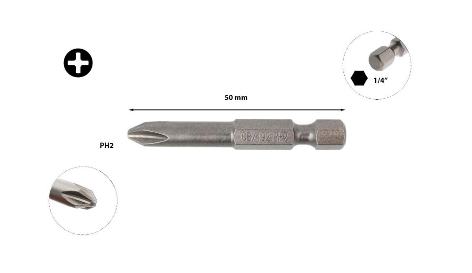 Bits Yıldız Uç Ph2*50