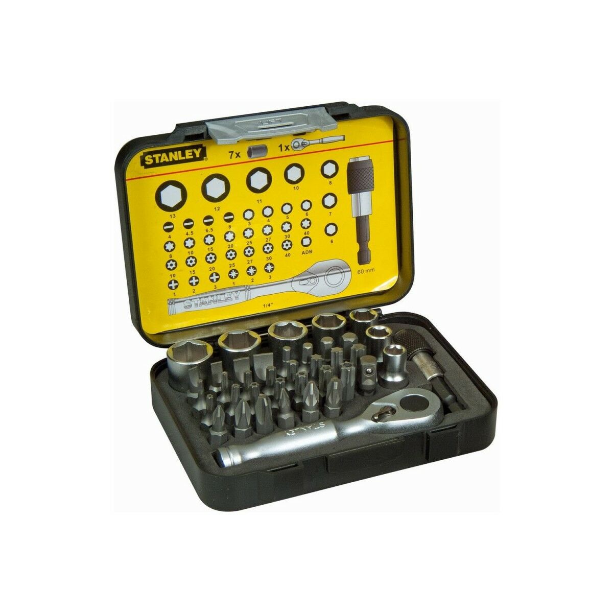 Stanley 1-13-906 Fatmax 39 Prç ¼ Bits + Lokma Seti Otomatik kol