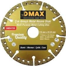 Dmax Çok Amaçlı Metal Kesme Disk 115mm x 22-23mm DMX4720
