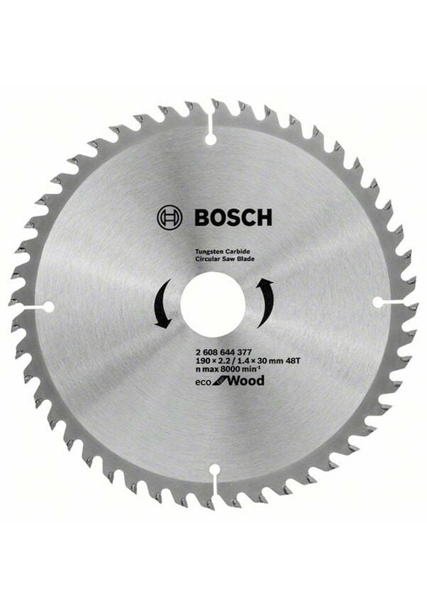 Bosch Optilin Eco 190x30 mm 48 Diş Daire Testere Bıçağı-2608644377
