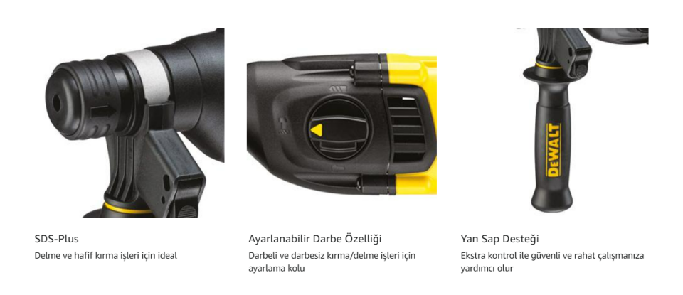 Dewalt Kırıcı Delici Matkap D25143K-Tr 900 W 3.0j