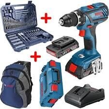 Bosch Sirt Çantasi Gsr 18v-28 (2 Akü X 2.0 Ah)  L-boxx +  + V-line 103 Parça Uç Seti