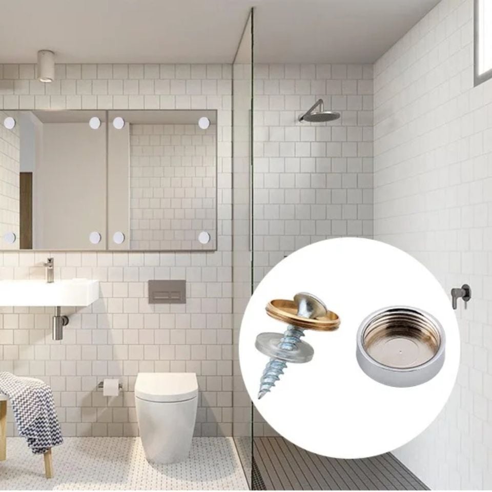 Vida Gizleme Kapağı Zamak 15mm