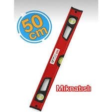 Mıknatıslı Alüminyum Su Terazisi 50Cm