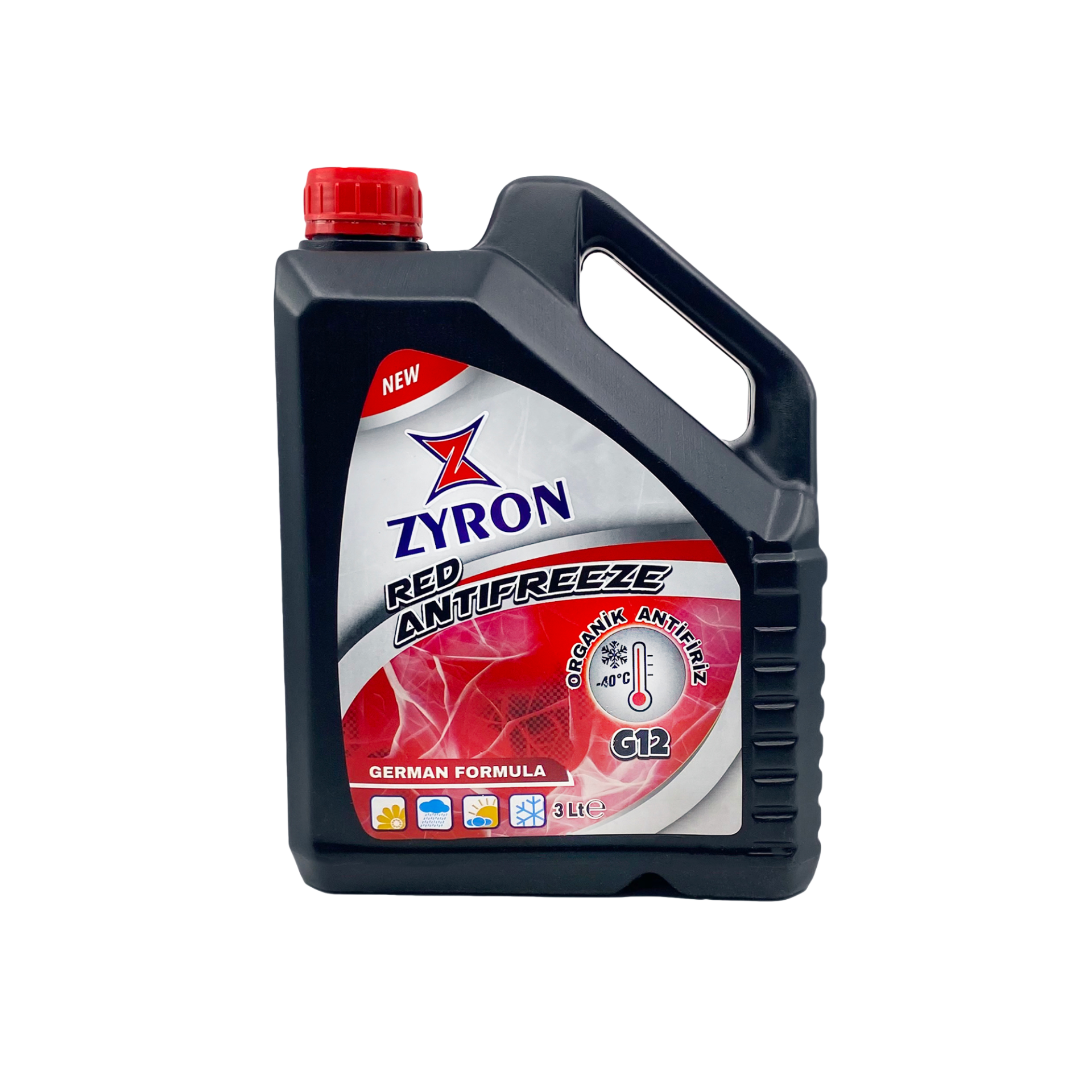 Antifiriz Kırmızı 3 Lt Zyron
