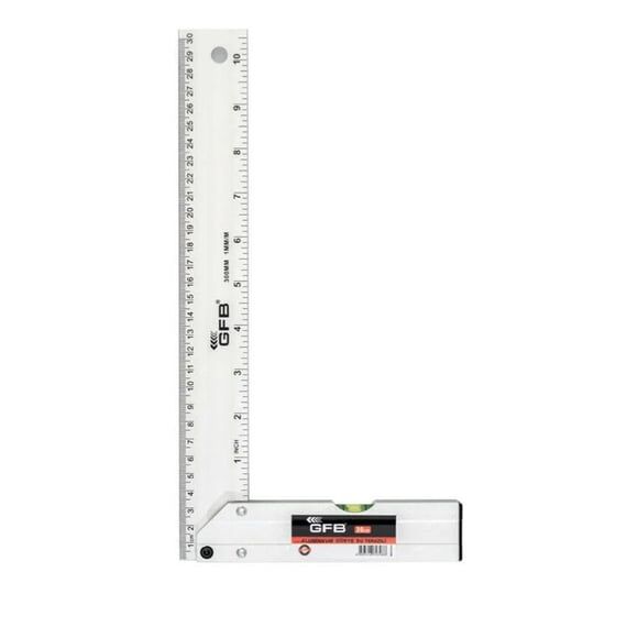 Alüminyum Su Terazili Gönye 50 Cm