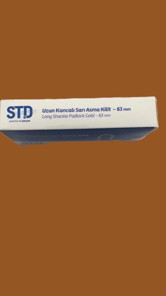 Std Sarı Uzun Kanca Asma Kilit 63 Mm