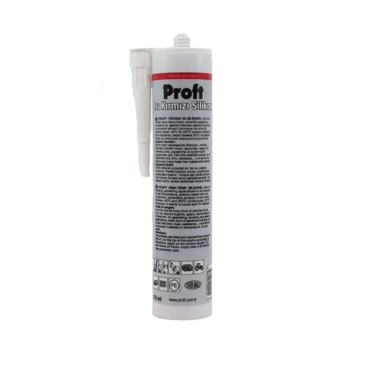 Proft Isı Silikonu Kırmızı 310 Ml (Pr300)