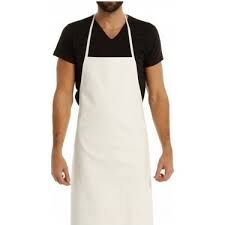 Beyaz Pvc Su Geçirmez Önlük 70*100