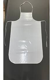 Beyaz Pvc Su Geçirmez Önlük 70*100