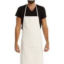 Beyaz Pvc Su Geçirmez Önlük 70*100