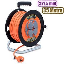 Bylion Makarali Seyyar Uzatma Kablosu 3x1.5 mm 35 Metre