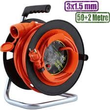 Bylion Makarali Seyyar Uzatma Kablosu 3x1.5 mm 50 Metre