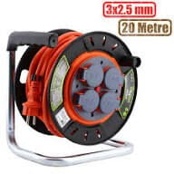 Bylion Makaralı Seyyar Uzatma Kablosu 3x2.5 mm 20 Metre