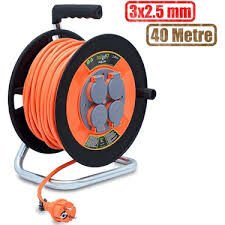 Bylion Makaralı Seyyar Uzatma Kablosu 3x2.5 mm 40 Metre